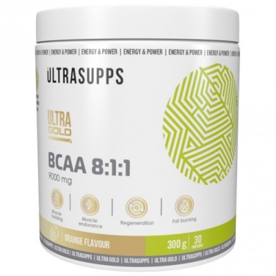  UltraSupps Ultra Gold BCAA 8:1:1 300 